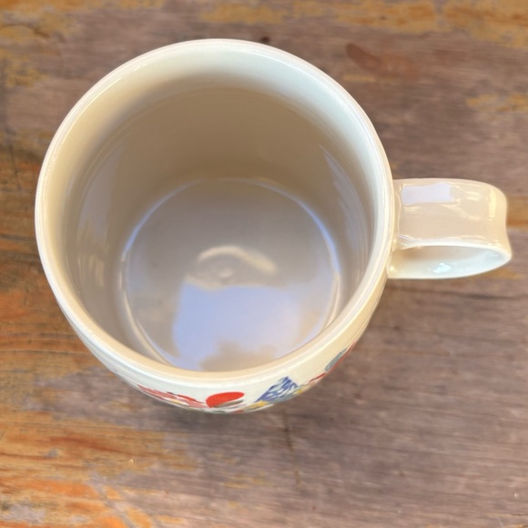 Anthropologie Starla M Halfmann Petal Palette Monogram Coffee Mug Initial M 12oz - Picture 6 of 8